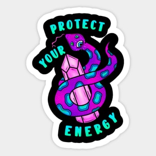 Protect your energy Sticker